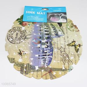 Made In China Round Printing PVC Sink Mat