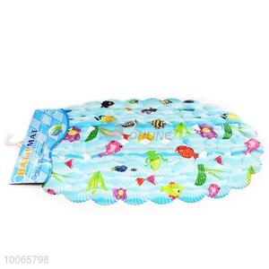 Cartoon Ellipse Shaped PVC Non-slip Mat For Promotion