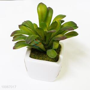 Green Mini Artificial Bonsai Flower Pots