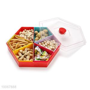 Hexagon big capacity candy dish