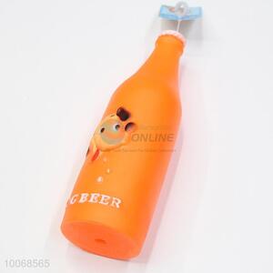 New Arrival Orange Winebottle Shaped Squeaky Pet Toy