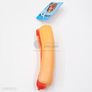 Wholesale Squeaky Hotdog Shaped Pet Toy for Dog