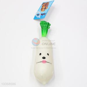 China Factory Turnip Shaped Squeaky Pet Toy for Dog