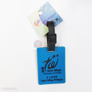 Blue Flexible Glue Airline Luggage Tag