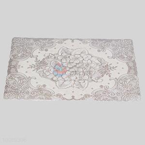 High quality silver print pvc dinner placemat