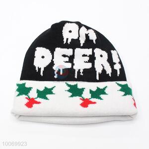 Hot Sale Acrylic Knitted Jacquard Beanie Hat