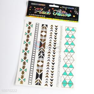 Mint geometric style tattoo paper