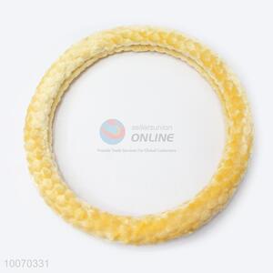 Yellow Car Steering Wheel Cover