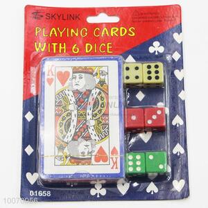 Card Packing <em>Playing</em> <em>Cards</em> with 6 Dice