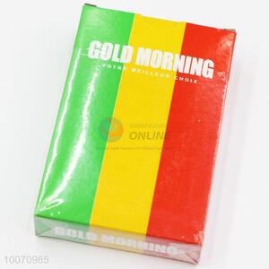 Gold Morning <em>Poker</em> <em>Playing</em> Card