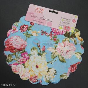 Wholesale 100% Polyester Lace Placemat With Printing