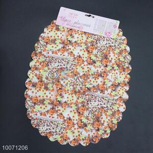 100% Polyester Placemat Printing Floral Pattern Placemat