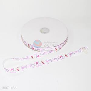 Christmas 100% polyester grosgrain ribbon