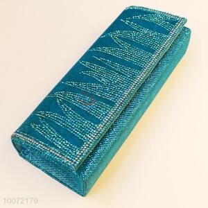 Fancy blue party bag evening bag clutch bag