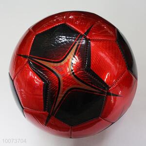 Wholesale red-black NO.5 laser football