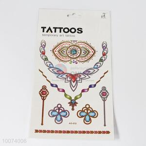 Hot sale jewelry <em>necklace</em> body flash temporary tatoo sticker