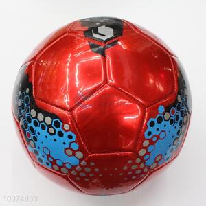 Promotion red size 5 laser football/soccer ball