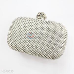 Silvery Beautiful Clutch Bag