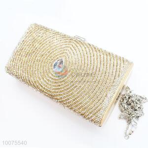 Delicate Golden Evening Bag Clutch Bag