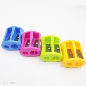 Mini Double Hole Pencil Sharpener for Kids