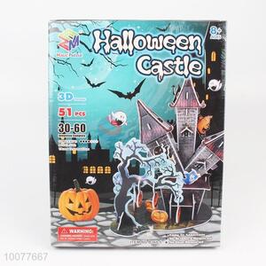 51PCS DIY Halloween Castle Building 3D Puzzle for Kids