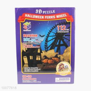 New arrvials diy halloween ferris wheel craft 3d puzzle