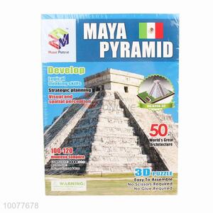 Hot sale maya pyramid 3d puzzle diy toys