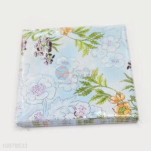 Nice Flower Printing Napkins Set