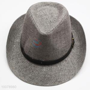 Wholesale gray women panama paper hat sun hat