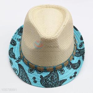 High quality wpaper panama straw hat for women