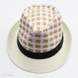 Beach shading unisex cowboy straw panama paper hat