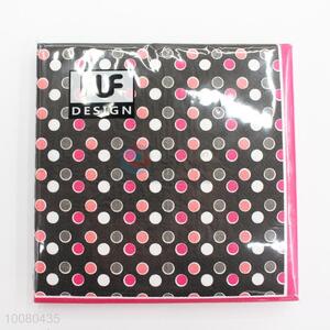 20pcs Colorful Dots Printed Paper Napkins Set