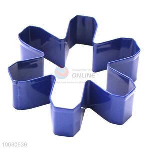 Blue Black Snowflake Shape Cake Mould