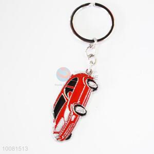 Red Car Zine Alloy Metal Key Chain/Key Ring