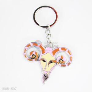 Wholesale Goat Zine Alloy Metal Key Chain/Key Ring