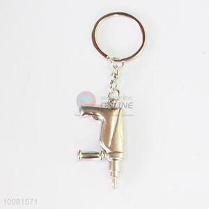 Drill Zine Alloy Metal Key Chain/Key Ring