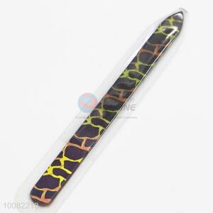 Black Printing Glass Nail File