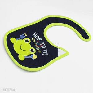 Frog embroidery baby saliva towel