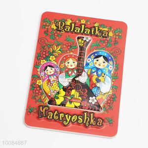 Balalaika Pattern Cute Girl Foam&Soft Magnetic Fridge Magnet