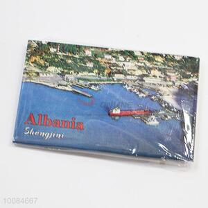 Nice Port Scenery Tinplate&Soft Magnetic Fridge Magnet