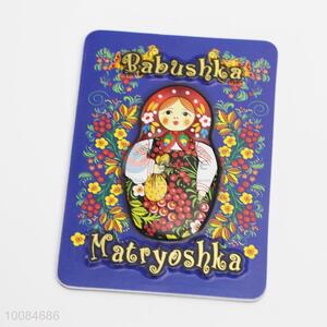 Babushka Pattern Cute Girl Foam&Soft Magnetic Fridge Magnet