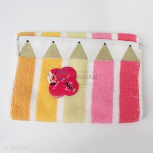 Top sale colorful pencils cotton towel