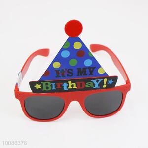 Birthday hat shaped plastic glasses/glasses for party