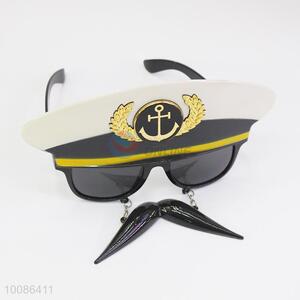 Uniform hat shaped plastic glasses/glasses for party