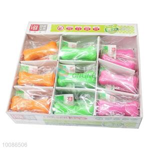 Three-colors bone shape eraser for student