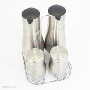 Hot sale 4 pcs stainless steel oil bottle set