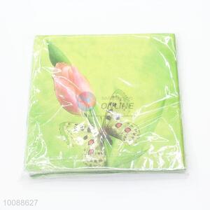 Green Serviette Dinner Paper Napkin for Party