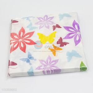 Butterfly printing party paper napkins