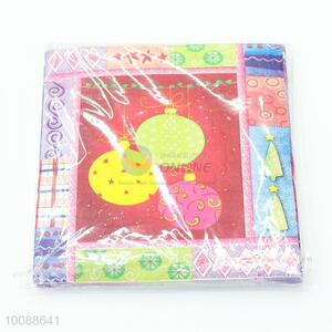 New Arrivals Folding Printed Christmas Napkins