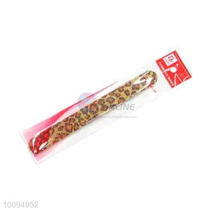 Wholesale Cheap Leopard Print Disposable Nail File, Foam Buffer for Ladies